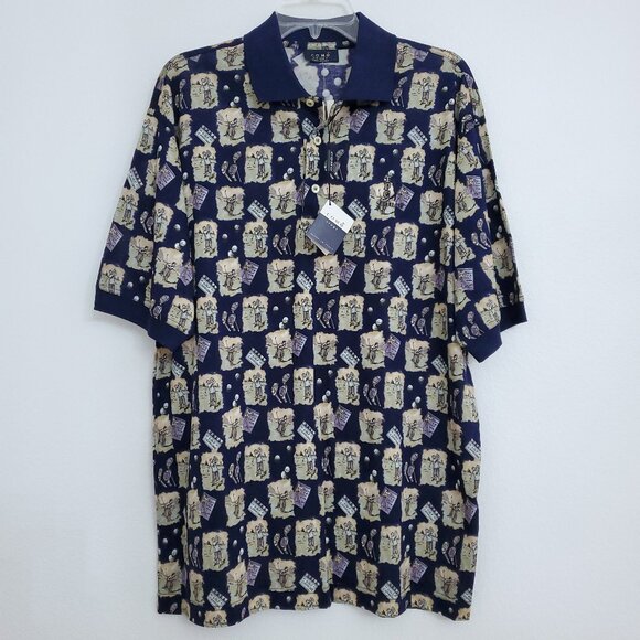 Como Sport Other - NWT Como Sport Men's Vintage Golf Polo Made In Italy